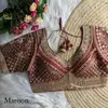 Tew Pure Soft Roman Silk Work Blouse Wholesale Clothing Distributors In India